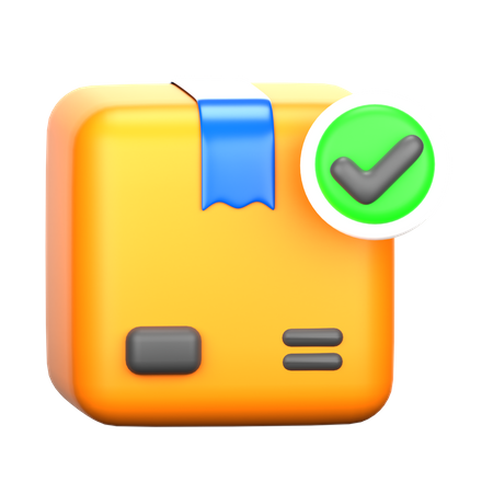 Pacote seguro  3D Icon