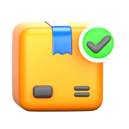 Pacote seguro  3D Icon