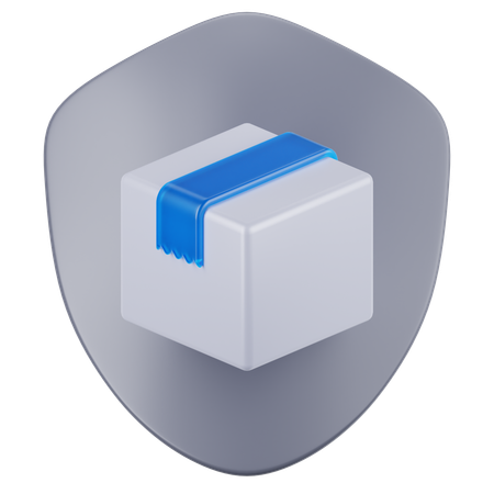 Pacote seguro  3D Icon