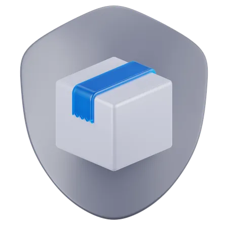 Pacote seguro  3D Icon