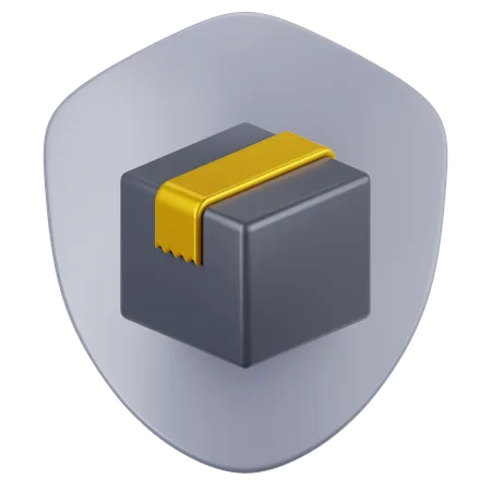 Pacote seguro  3D Icon