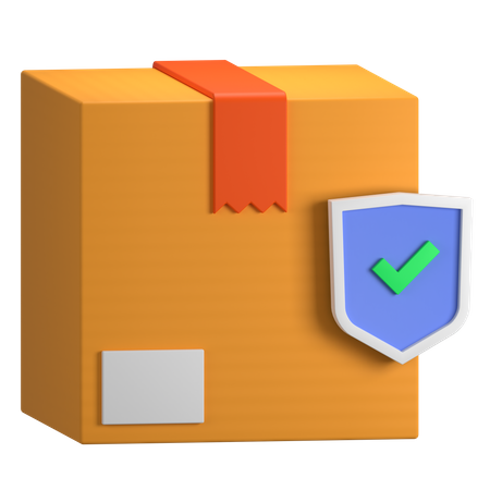 Pacote seguro  3D Icon