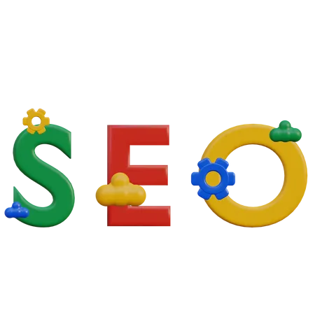 Pacote SEO  3D Illustration