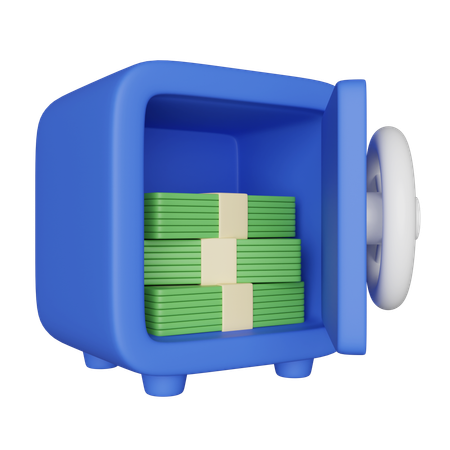 Pacotes de dinheiro  3D Icon