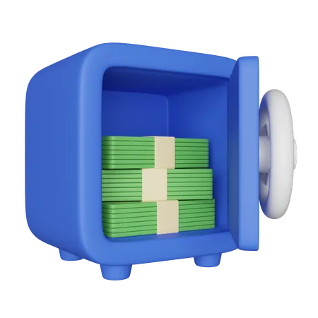 Pacotes de dinheiro  3D Icon