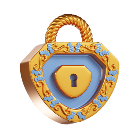 Pad lock  3D Icon