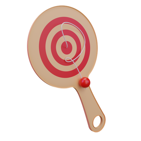 Paddle Ball  3D Icon