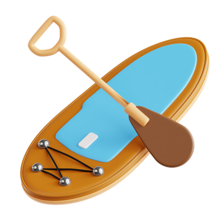 Paddle Board  3D Icon