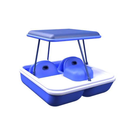 Paddle Boat  3D Icon