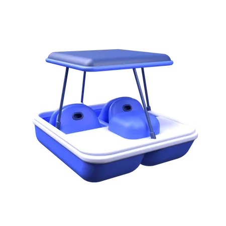 Paddle Boat 3D Icon