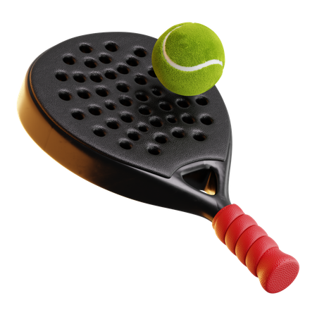 Padel Bat  3D Icon