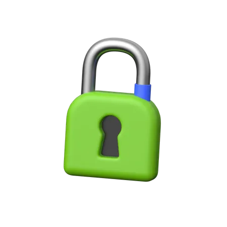 Padlock 3 D Icon Symbolizing Security Protection And Privacy Representing Encryption And Safeguarding Of Digital Data And Sensitive Information 3D Icon