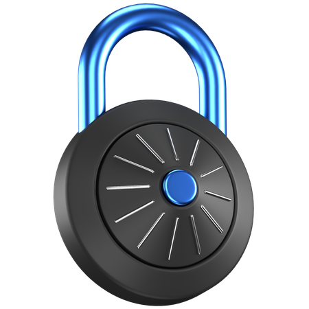 南京錠  3D Icon