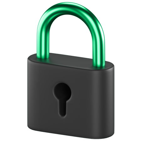 南京錠  3D Icon
