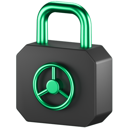 南京錠  3D Icon