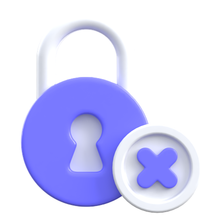 南京錠  3D Icon