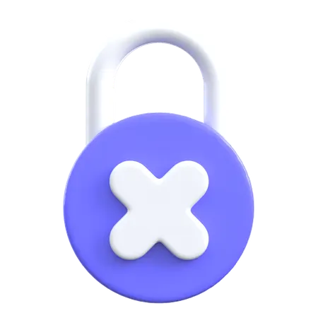 맹꽁이 자물쇠  3D Icon