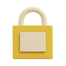 3d lock icon png