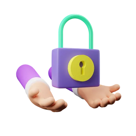 Padlock  3D Icon