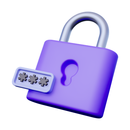 Padlock  3D Icon