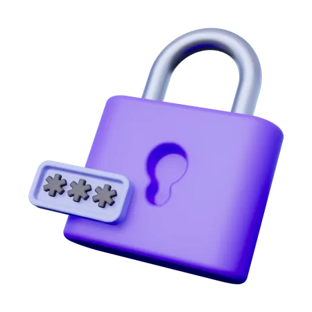 Padlock  3D Icon