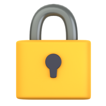 Padlock  3D Icon