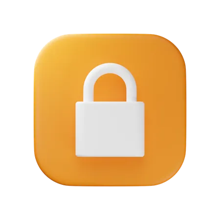 Padlock  3D Icon