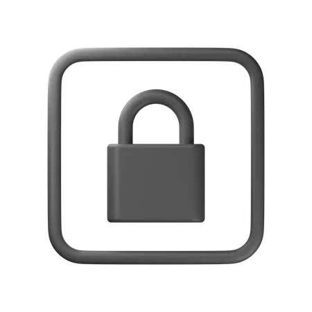 Padlock  3D Icon