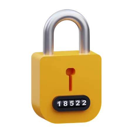 Padlock  3D Icon