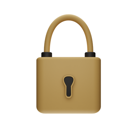 Padlock  3D Icon