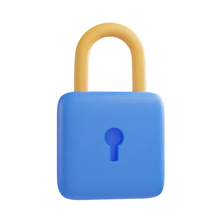 Padlock  3D Icon