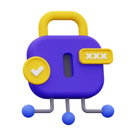 Padlock  3D Icon