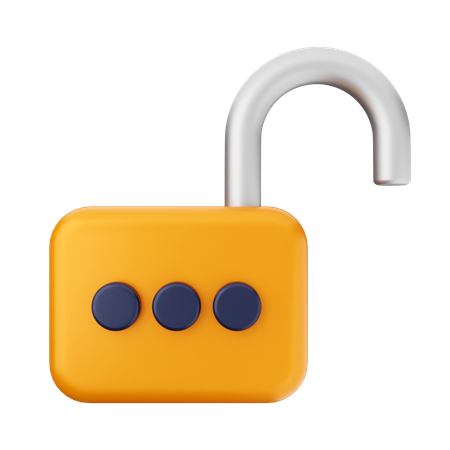 Padlock  3D Icon