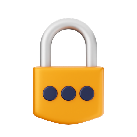 Padlock  3D Icon