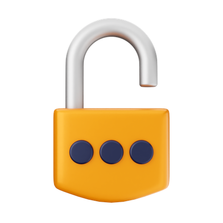 Padlock  3D Icon