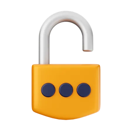 Padlock  3D Icon