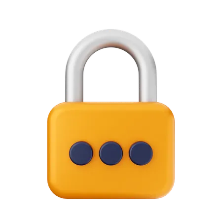 Padlock  3D Icon