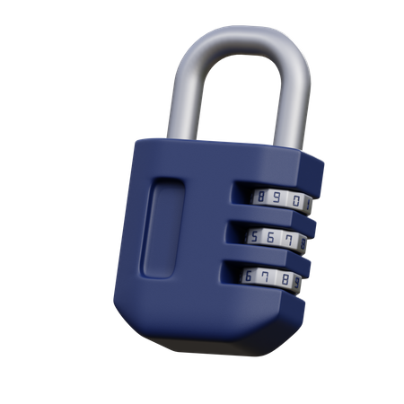 Padlock  3D Icon