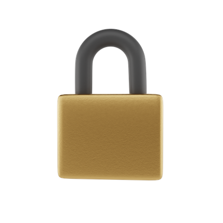 Padlock  3D Illustration