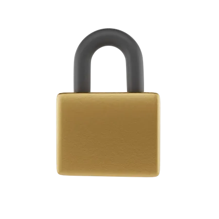 Padlock  3D Illustration