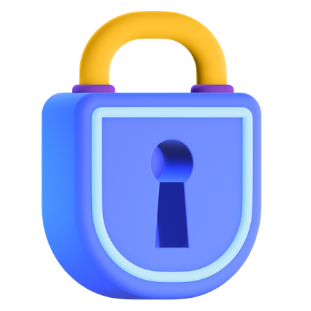 Padlock  3D Illustration