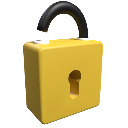 Padlock  3D Illustration