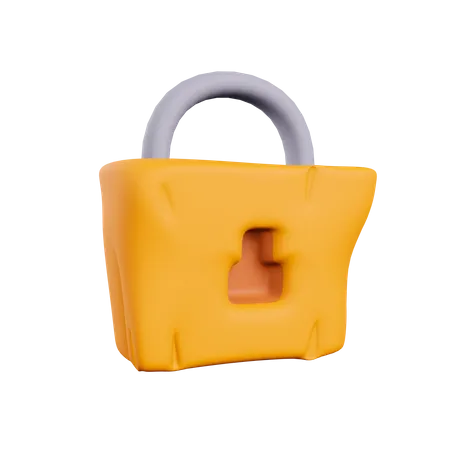 Padlock  3D Illustration