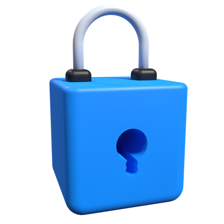 Padlock  3D Illustration