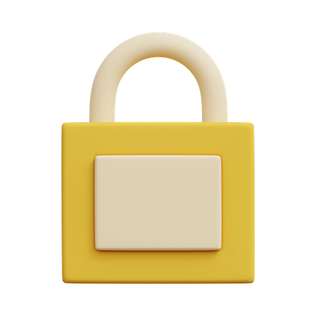 Padlock  3D Illustration