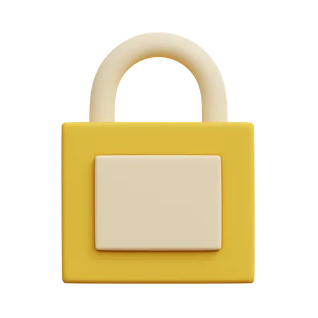 Padlock  3D Illustration