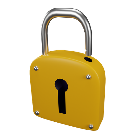 Padlock  3D Illustration