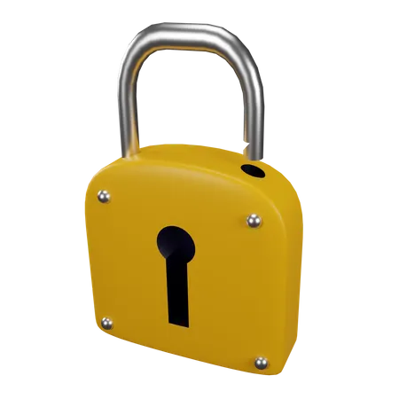 Padlock  3D Illustration