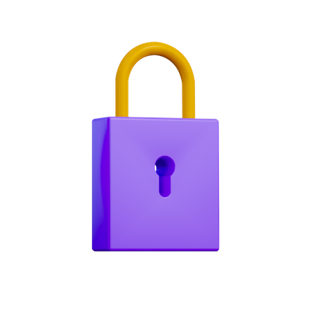 Padlock  3D Illustration