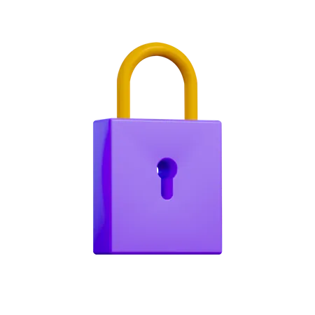 Padlock  3D Illustration